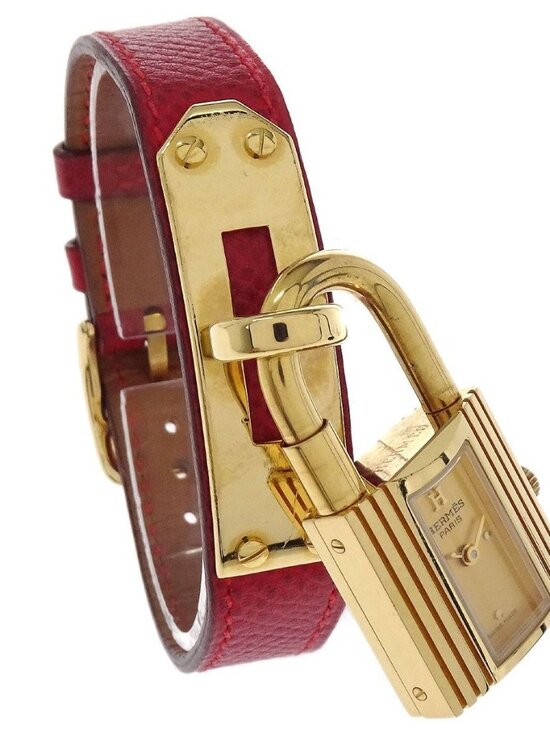 Hermes Kelly Watch Quartz Watch Red ◯Y 178002 main image 9